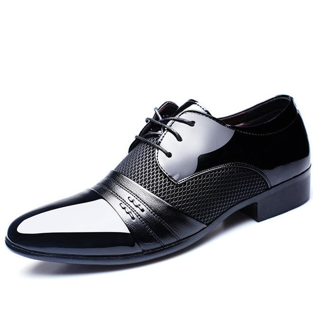 Business Flat Shoes Black Brown for Men