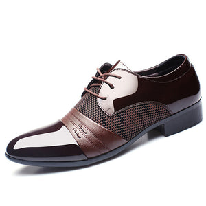 Business Flat Shoes Black Brown for Men
