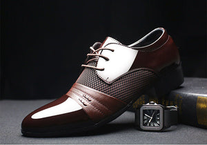 Business Flat Shoes Black Brown for Men