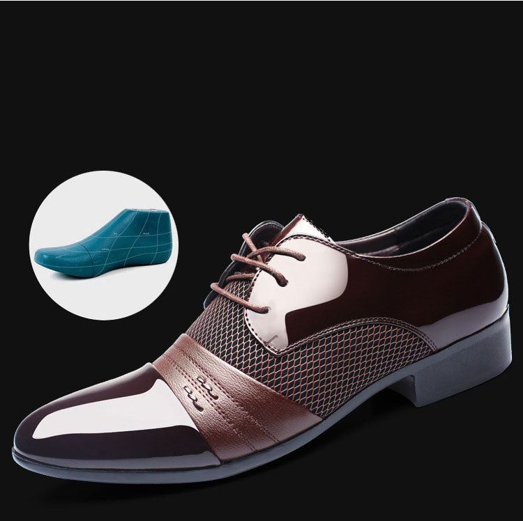 Business Flat Shoes Black Brown for Men