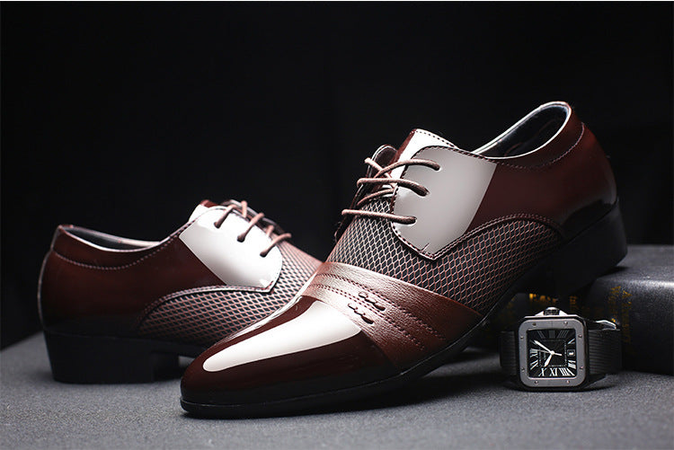 Business Flat Shoes Black Brown for Men