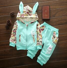Cute Baby Girl Clothes Print Sets For Children