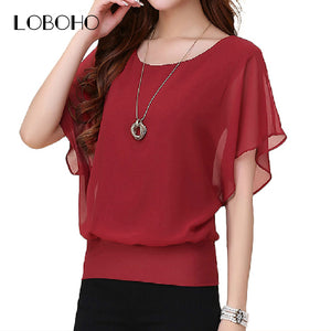 Women's Short Sleeve Casual Shirt for Summer