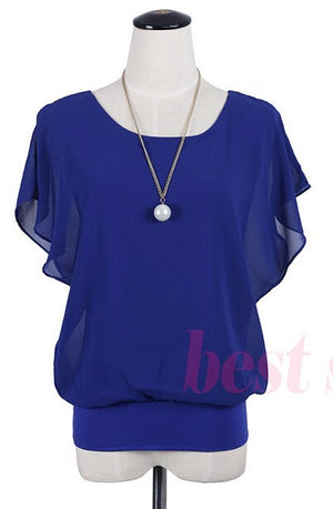 Women's Short Sleeve Casual Shirt for Summer