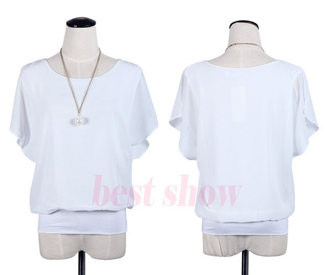 Women's Short Sleeve Casual Shirt for Summer